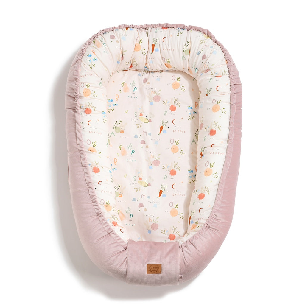 Baby Best Nest Velvet ABC FRUITS (M - 110 x 70 cm)