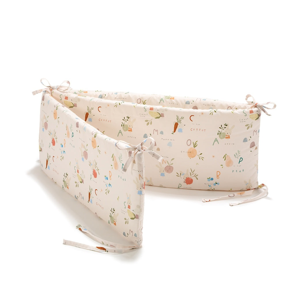 Bed Bumper Cotton ABC FRUITS