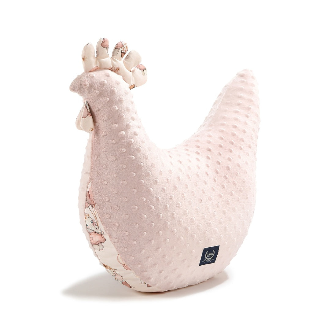 Grandma Dana's Hen Pillow Minky ROSSIE