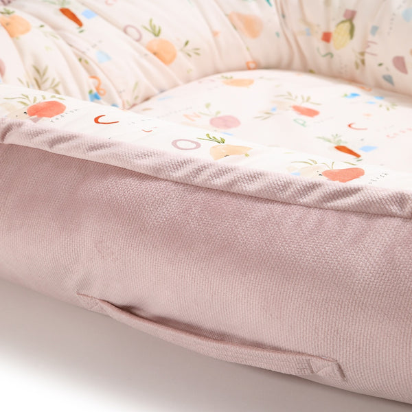 Baby Best Nest Velvet ABC FRUITS (M - 110 x 70 cm)