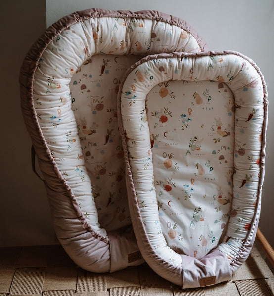 Baby Best Nest Velvet ABC FRUITS (M - 110 x 70 cm)