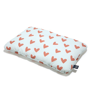 Sleeping Pillow Cotton HEARTBEAT BLUE (L - 40 x 60 cm)