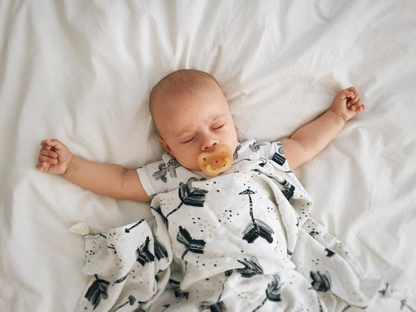 BAMBOO SWADDLE FRINGE - MEDIUM SIZE - STILL ALIVE