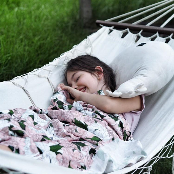 BAMBOO SWADDLE FRINGE - MEDIUM SIZE - STILL ALIVE
