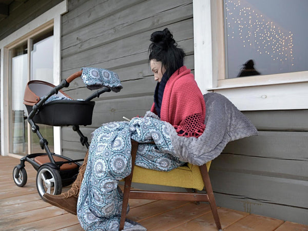 ADULT BLANKET 140 x 200 cm  - PONY IS MY LOVE - PAPAYA