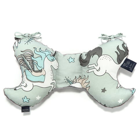 ANGEL'S WINGS SHOCK-ABSORBENT PILLOW - UNICORN RAINBOW KNIGHT - GREY