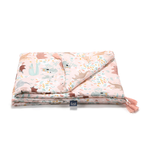 BAMBOO BEDDING MEDIUM SIZE - DUNDEE & FRIENDS PINK