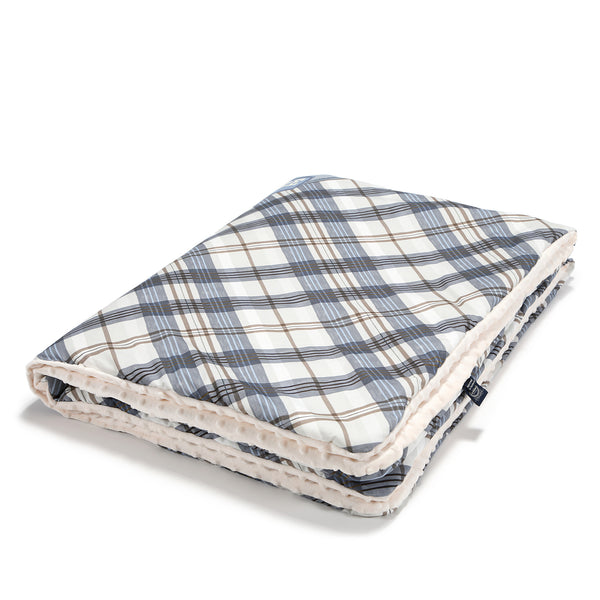 TODDLER BLANKET - COLLEGE CAMP - ECRU