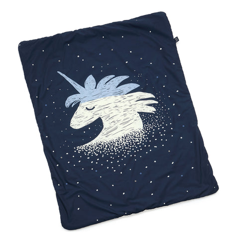 TODDLER BLANKET - UNIVERSE OF UNICORN - ECRU