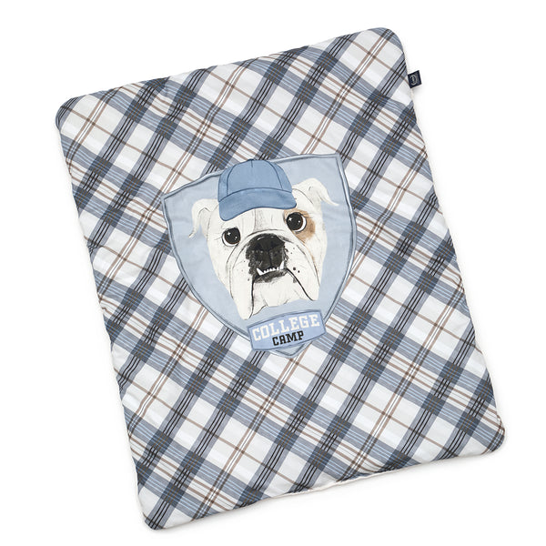 MEDIUM BLANKET - COLLEGE CAMP - ECRU