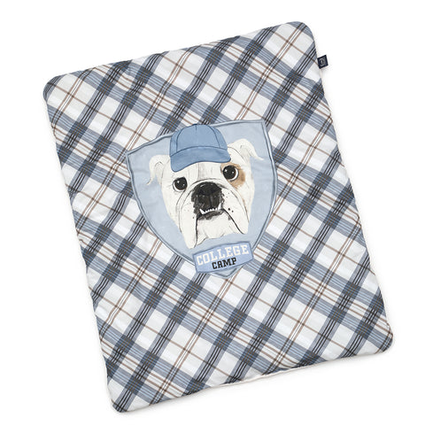 MEDIUM BLANKET - COLLEGE CAMP - ECRU