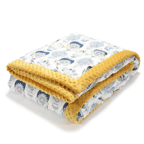 ADULT XXL BLANKET 200 x 220 cm - CAPPADOCIA SKY - HONEY