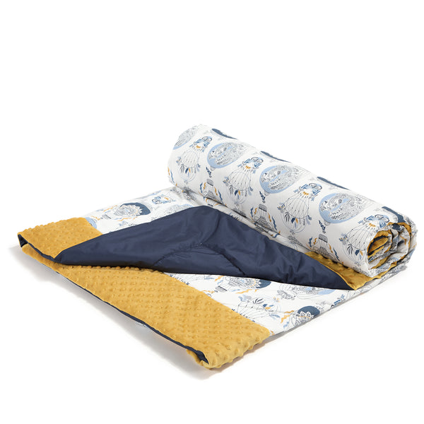 WATERPROOF PICNIC BLANKET XXL 180x190 - CAPPADOCIA SKY - HONEY