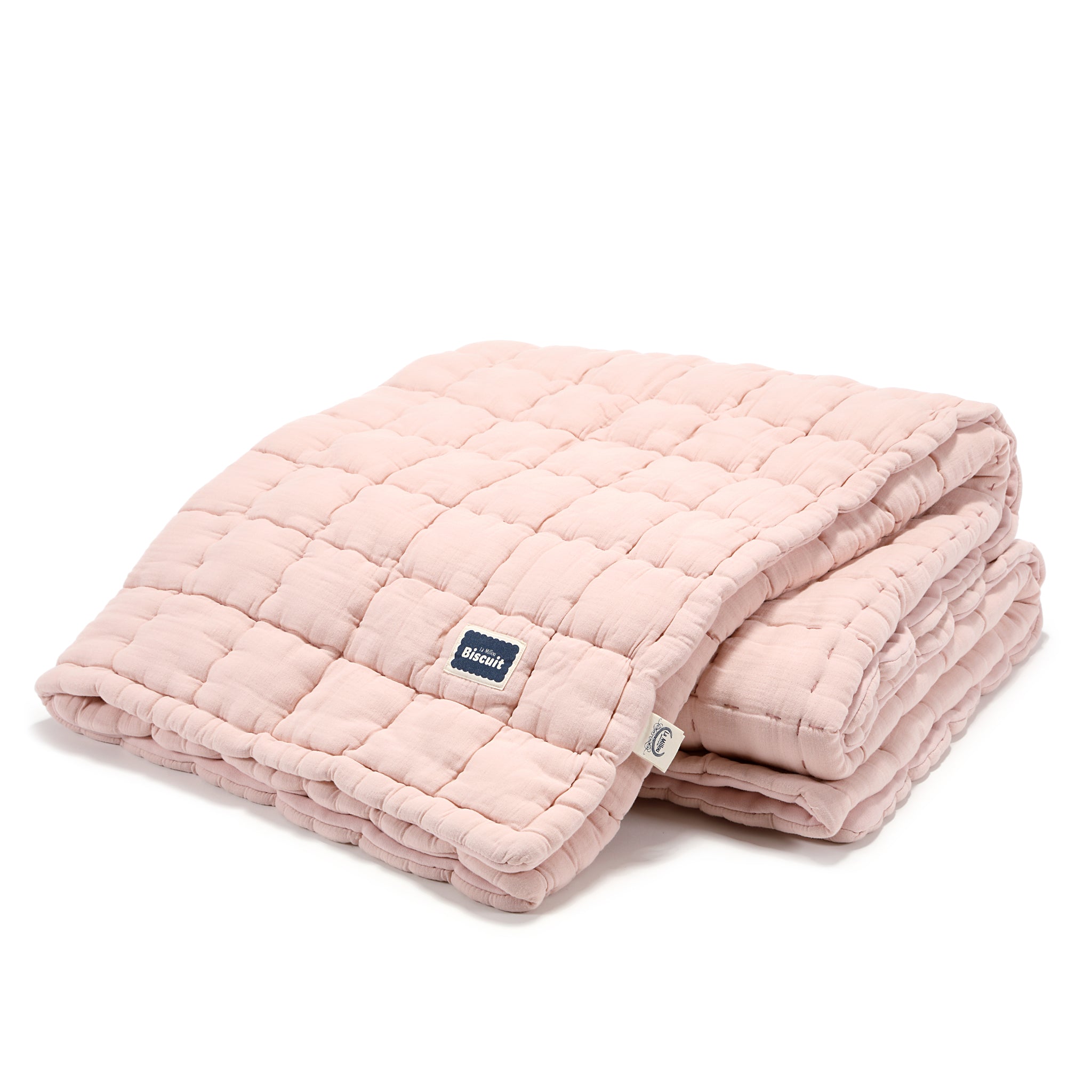 BISCUIT COLLECTION MUSLIN 100 COTTON QUILTED BEDDING 140X200 cm P lamillou