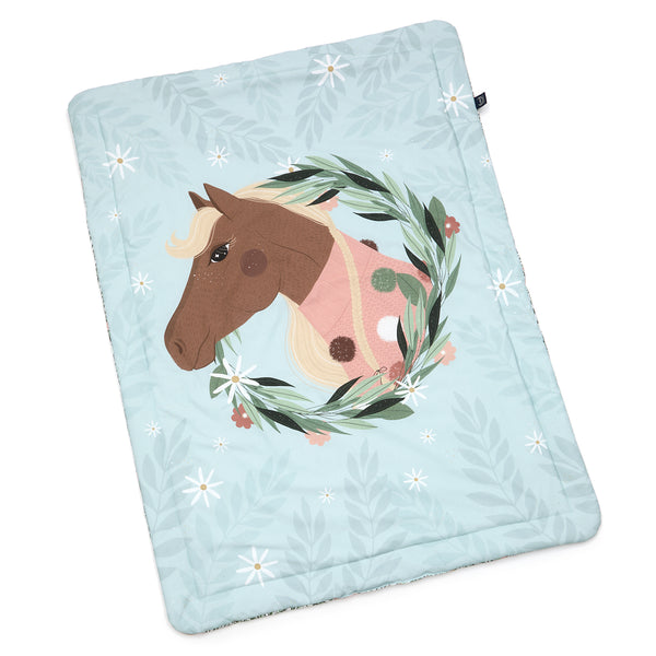 BEDDING SET WITH FILLING TODDLER "L" - PONY IS MY LOVE & PONY MEADOW