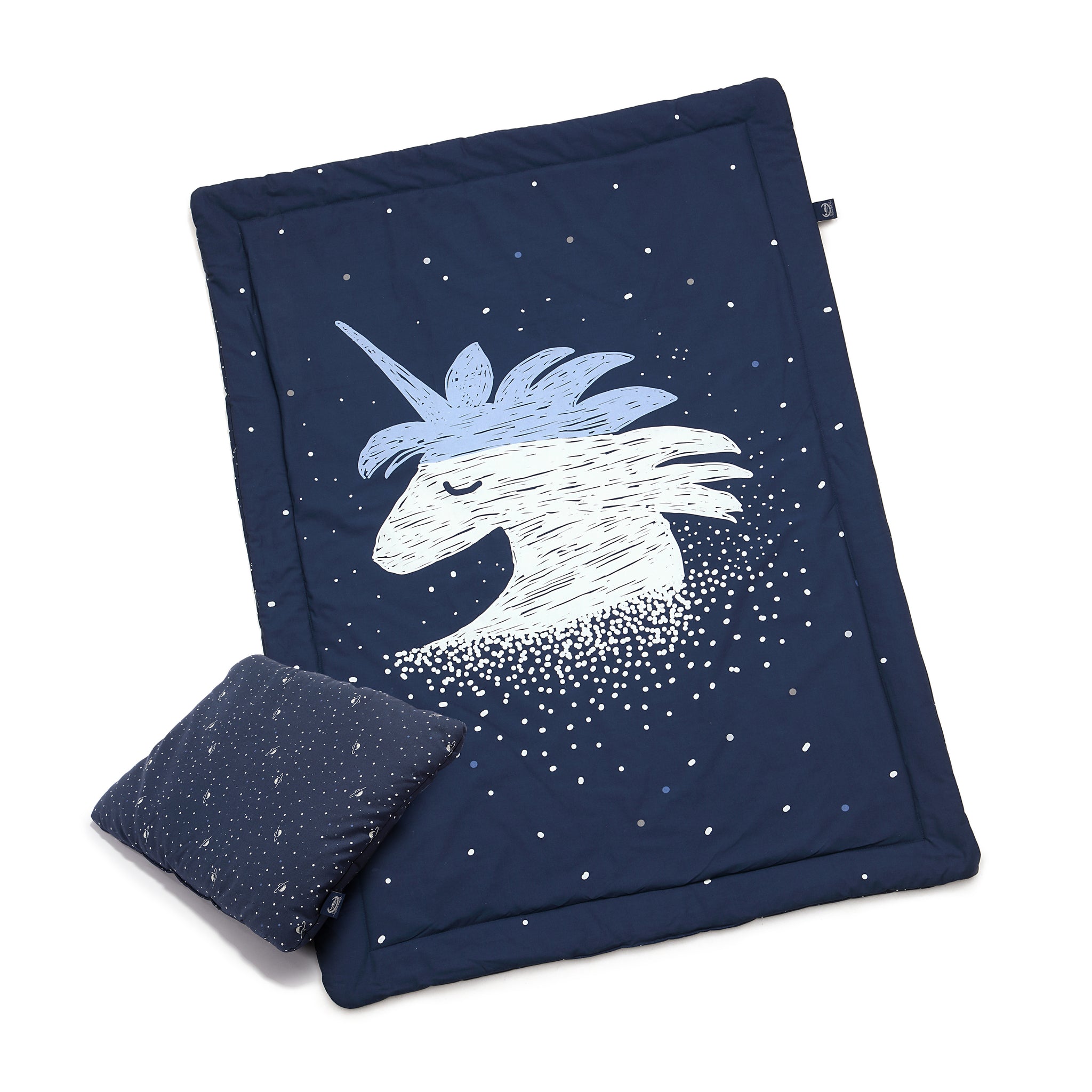 BEDDING SET WITH FILLING TODDLER "L" - UNIVERSE OF UNICORN & UNIVERSE