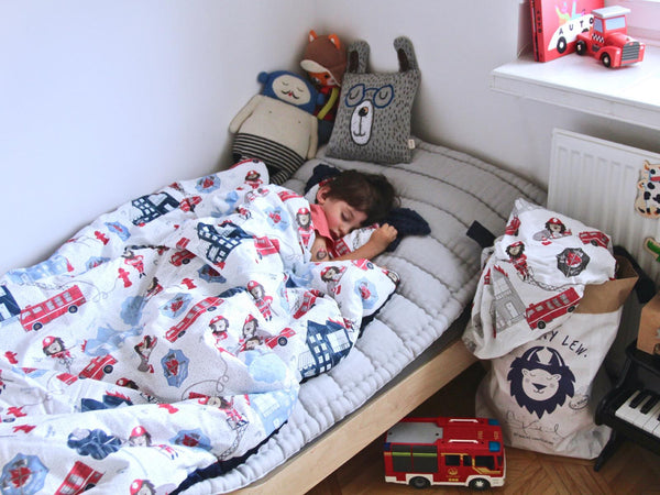 TODDLER BLANKET - UNIVERSE OF UNICORN - ECRU