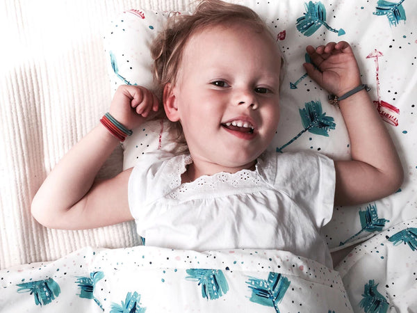 BEDDING SET WITH FILLING TODDLER "L" - UNIVERSE OF UNICORN & UNIVERSE