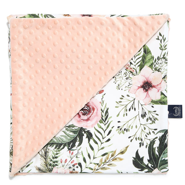TODDLER LIGHT BLANKET - WILD BLOSSOM - POWDER PINK