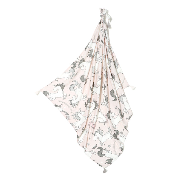 BAMBOO SWADDLE FRINGE - KING SIZE - UNICORN SUGAR BEBE