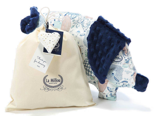 SLEEPY PIG PILLOW - BLOOMING BOUTIQUE - PAPAYA