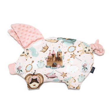 SLEEPY PIG PILLOW-PRINCESS - POWDER PINK