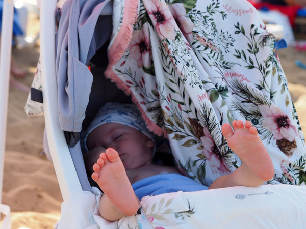 BAMBOO ROUND SWADDLE - KING SIZE - UNICORN SUGAR BEBE