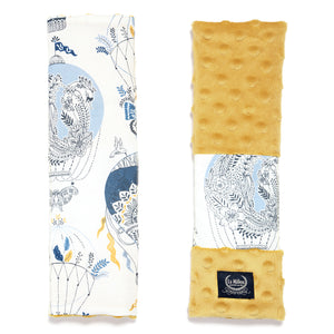 SEATBELT COVER - CAPPADOCIA SKY - HONEY