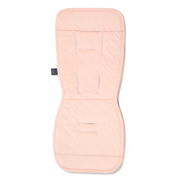 ORGANIC JERSEY COLLECTION - STROLLER PAD - MOONLIGHT SWAN - VELVET POWDER PINK